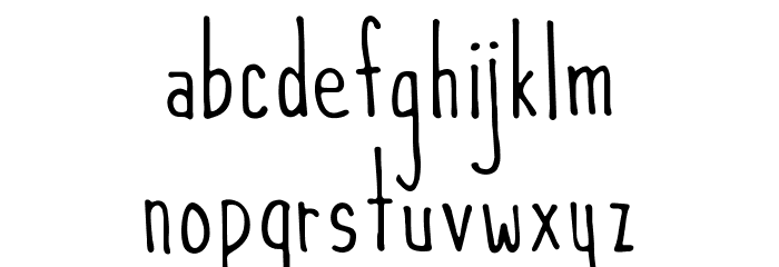 Flamingos Font LOWERCASE