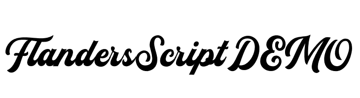 Flanders Script DEMO  Frei Schriftart Herunterladen