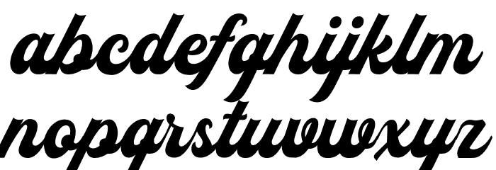 Flanders Script DEMO Font LOWERCASE