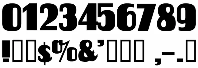 FlandersRide Font OTHER CHARS