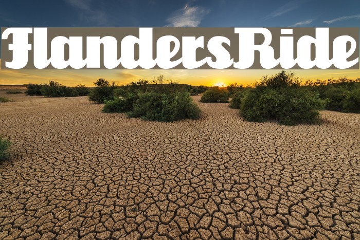 FlandersRide Font examples
