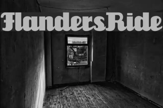 FlandersRide Font examples