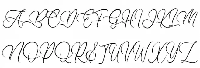 Flanella Schriftart Groß