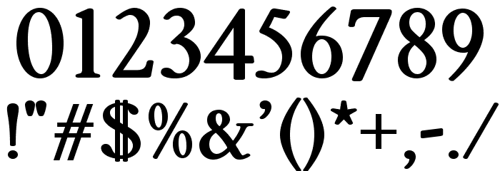 FlankerGriffo-Bold Font OTHER CHARS