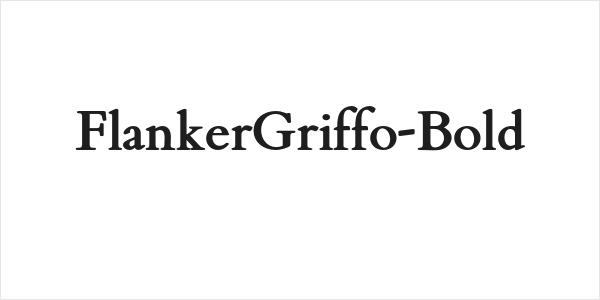 FlankerGriffo-Bold Logo