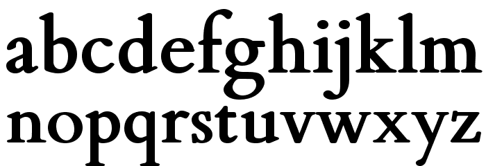 FlankerGriffo-Bold Font LOWERCASE