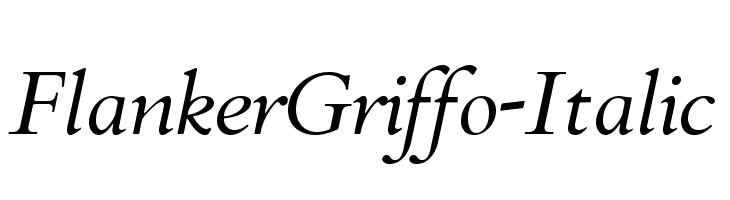 FlankerGriffo-Italic  لخطوط تنزيل