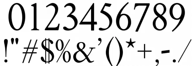 FlankerGriffo Font OTHER CHARS