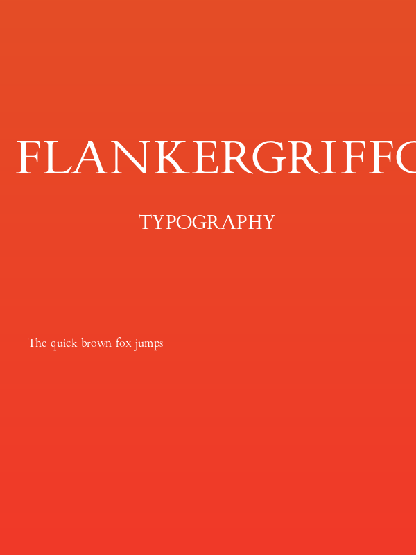FlankerGriffo Poster