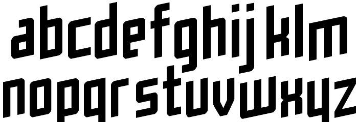 Flaphead Font LOWERCASE