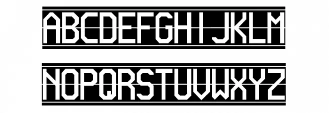 Flappen Regular Schriftart Groß