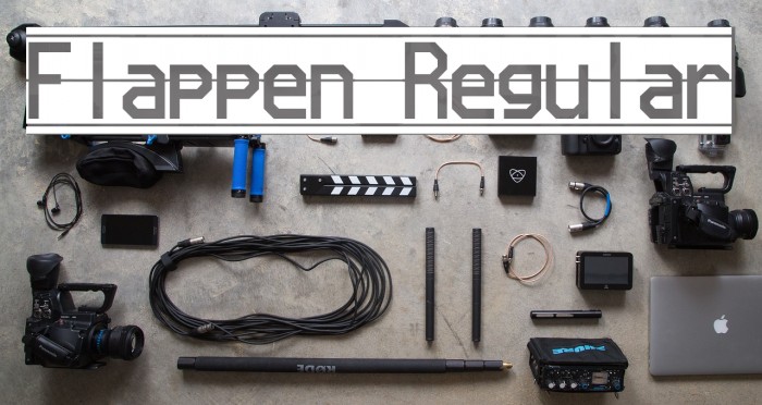 Flappen Regular Font examples