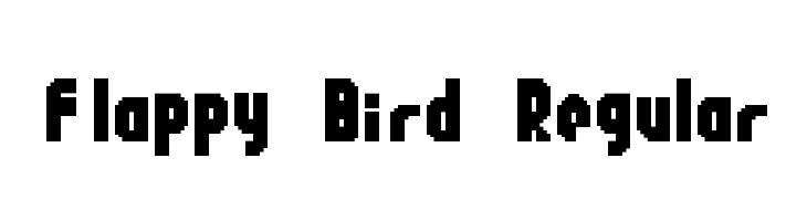 Flappy Bird Regular Font