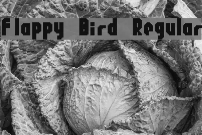 Flappy Bird Regular Font examples