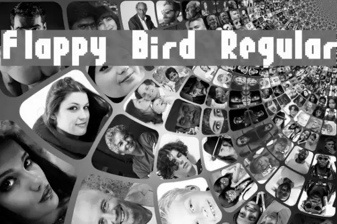 Flappy Bird Regular Font examples