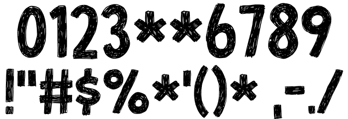 Flapstick DEMO Font OTHER CHARS