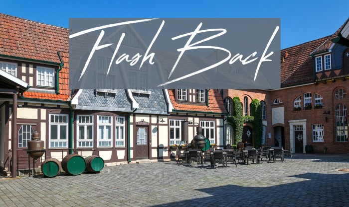 Flash Back Font examples