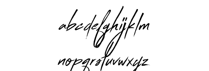 Flash Back Font LOWERCASE