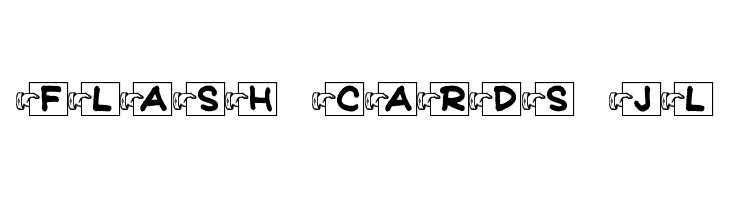 Flash Cards JL  Fuentes Gratis Descargar