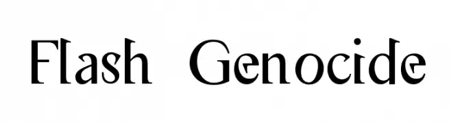 Flash Genocide  Free Fonts Download
