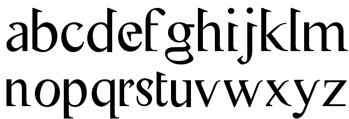 Flash Genocide Font LOWERCASE