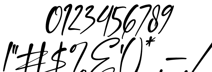 Flash Light Italic Font OTHER CHARS