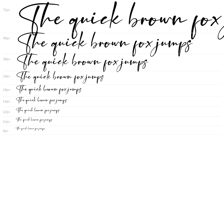 Flash Light Italic Waterfall