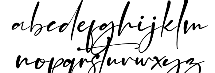 Flash Light Italic Font LOWERCASE