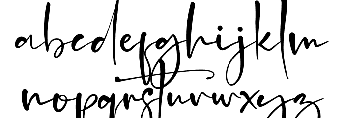 Flash Light Font LOWERCASE
