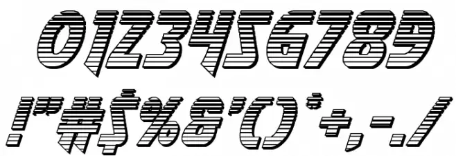 Flash Rogers Chrome Italic Font OTHER CHARS