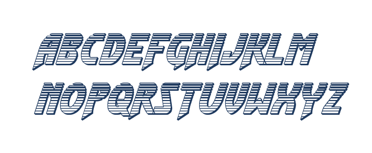 Flash Rogers Chrome Italic Lowercase