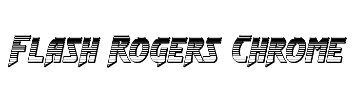 Flash Rogers Chrome  font caratteri gratis