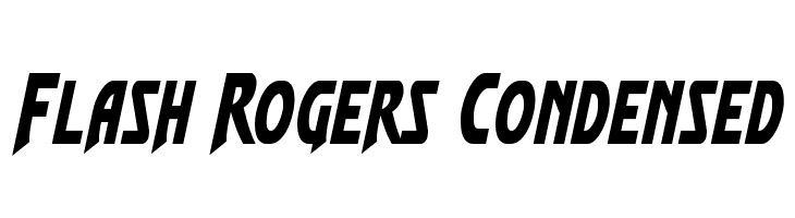 Flash Rogers Condensed  Fuentes Gratis Descargar