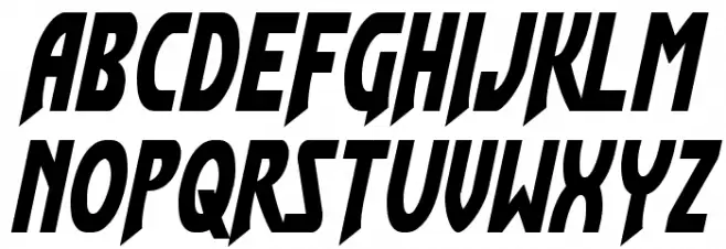 Flash Rogers Condensed Polices MAJUSCULES