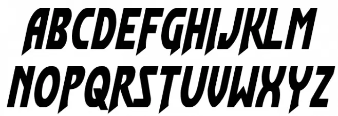 Flash Rogers Condensed फ़ॉन्ट लोअरकेस
