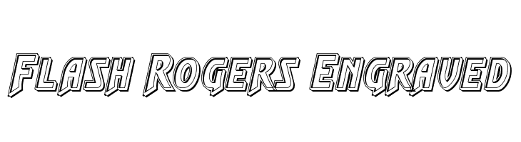 Flash Rogers Engraved  font caratteri gratis