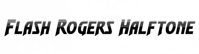 Flash Rogers Halftone  Fuentes Gratis Descargar