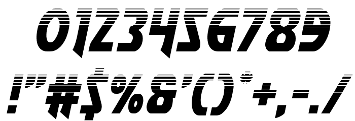 Flash Rogers Halftone Font OTHER CHARS