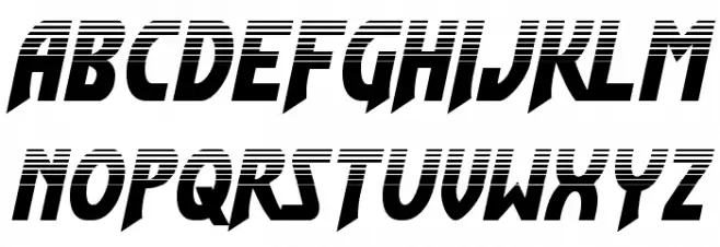 Flash Rogers Halftone फ़ॉन्ट अपरकेस