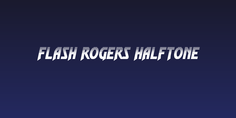 Flash Rogers Halftone Social Header