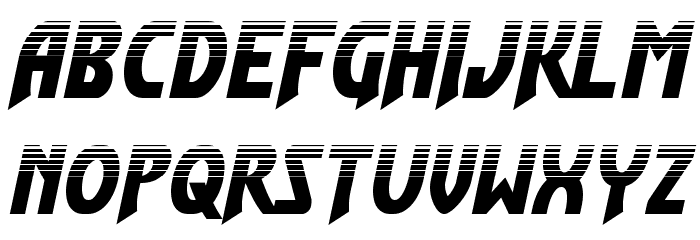 Flash Rogers Halftone Font LOWERCASE