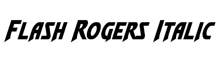 Flash Rogers Italic  baixar fontes gratis