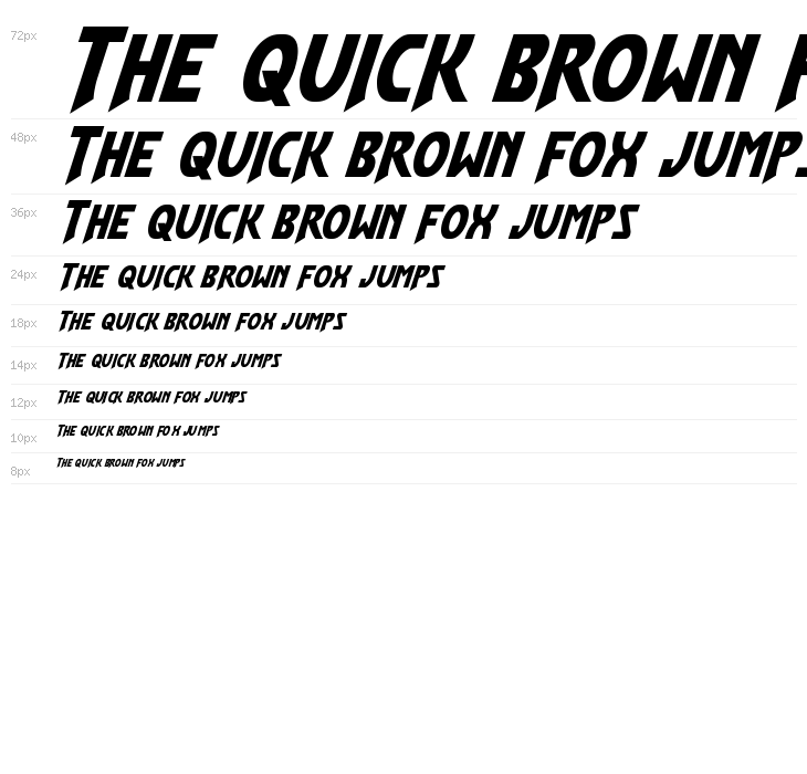 Flash Rogers Italic Waterfall