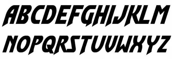 Flash Rogers Italic フォント 小文字