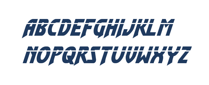 Flash Rogers Laser Italic Lowercase