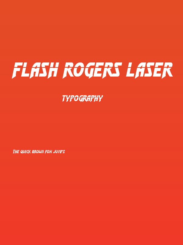Flash Rogers Laser Poster