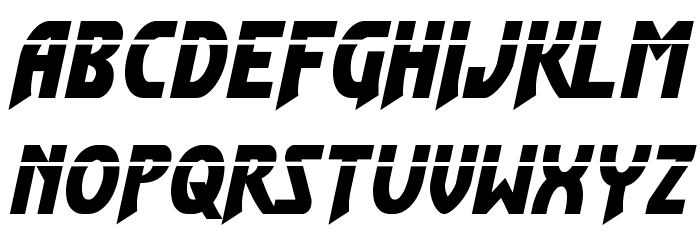 Flash Rogers Laser Font LOWERCASE