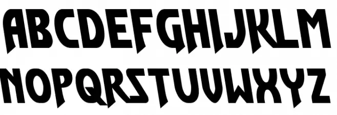 Flash Rogers Leftalic Шрифта ВЕРХНИЙ