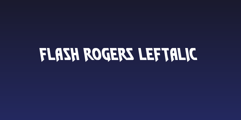 Flash Rogers Leftalic Social Header