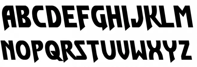 Flash Rogers Leftalic फ़ॉन्ट लोअरकेस